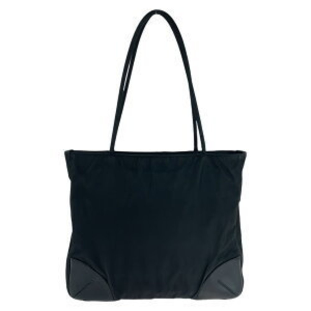 Prada Nylon Black Tessuto Triangular Shoulder Bag - image 1